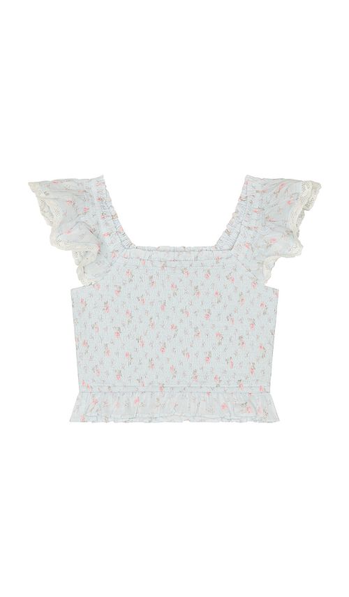 LoveShackFancy Tween Jeanna Top in Blue. 8. Also , 10