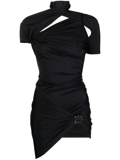 skater a line dress New Yorker's Apparel - A0801M Sweetheart Notched Bodice A-Line Dress 8 / Navy Marine main image 0