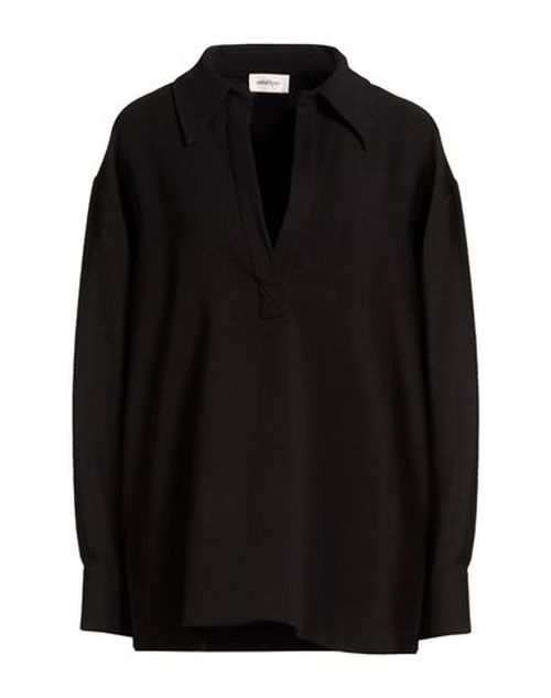 Woman Top Black Size 4 Polyester, Viscose, Elastane