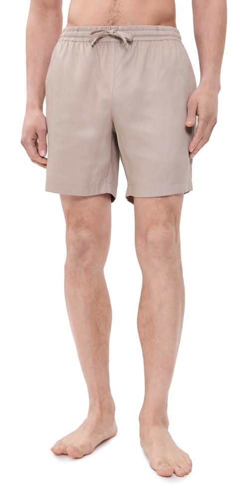 Lyocell Beach Shorts Stone