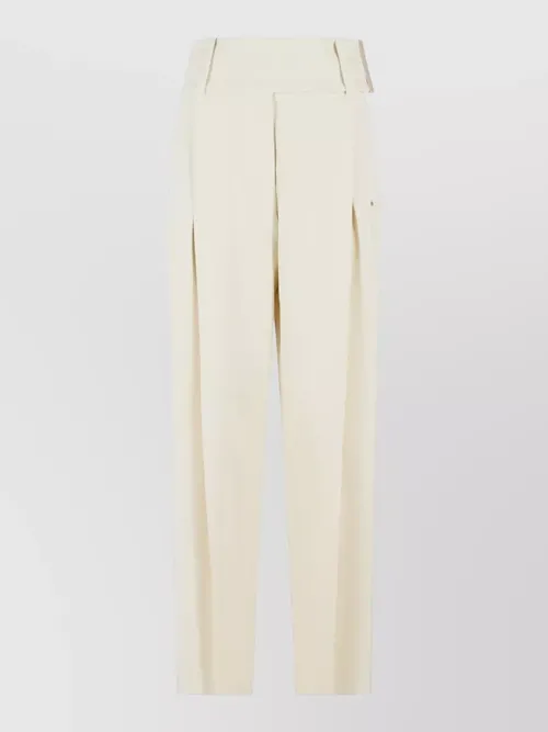 Sportmax - oblo high waist wide leg trouser