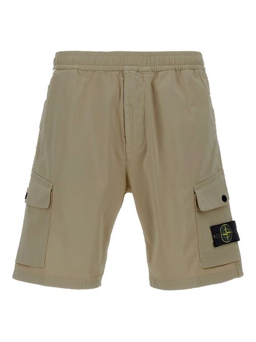 Compass-motif shorts - Green