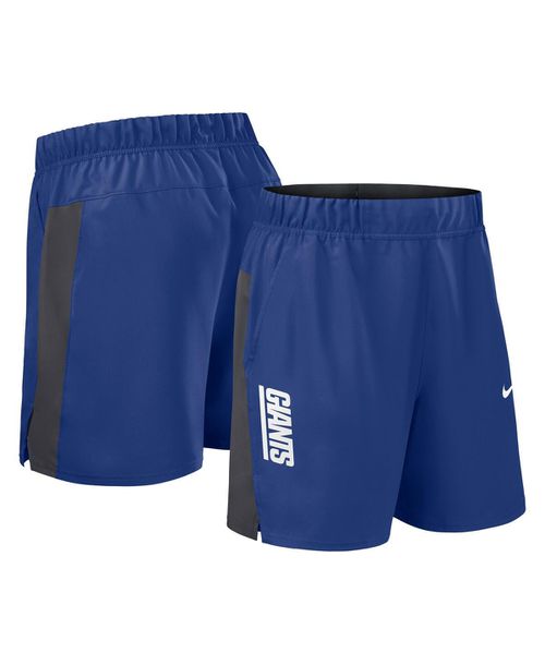 Men's Royal New York Giants Woven Victory Performance Shorts - Royal