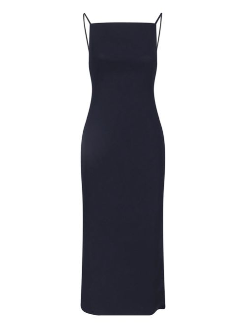 Sleek Stretch Viscose-Blend Dress