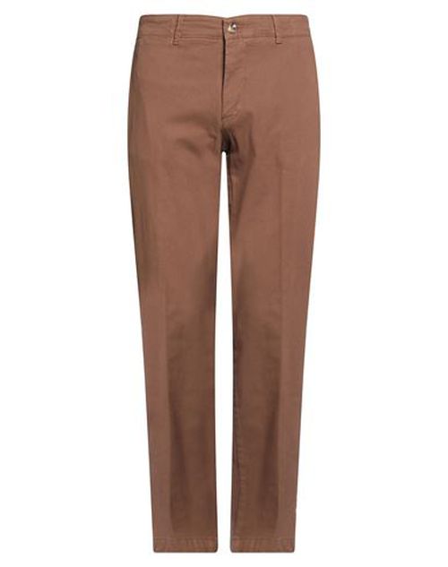 Man Pants Brown Size 30 Cotton, Elastane