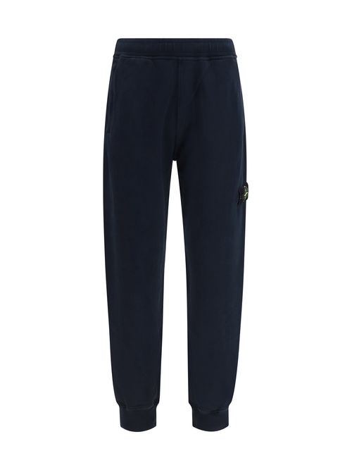 Logo-Patch Cotton Joggers — Navy