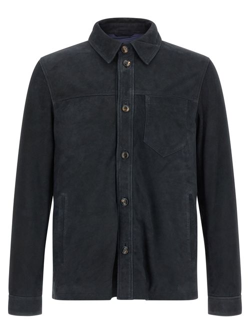 Suede Overshirt