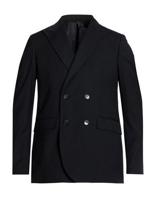 Man Blazer Black Size 38 Polyester, Viscose, Elastane
