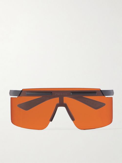 Linea Rossa Square-frame Acetate Sunglasses - Orange