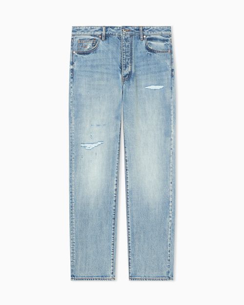 Relaxed Fit Jeans in Authentic Blue Denim