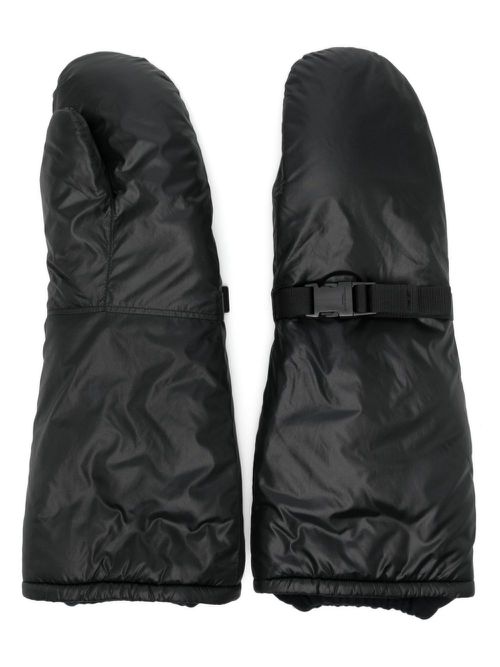 Buckle-strap mittens - Black