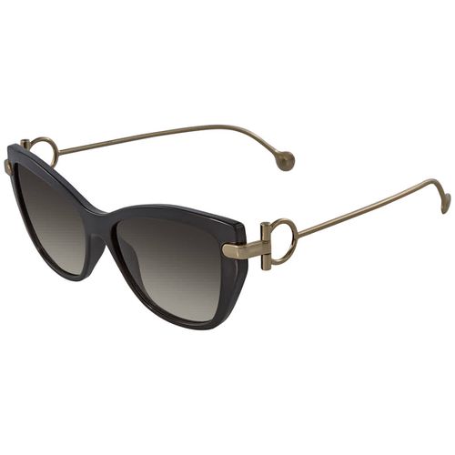 Ferragamo Black Cat Eye Ladies Sunglasses SF928S 001 55