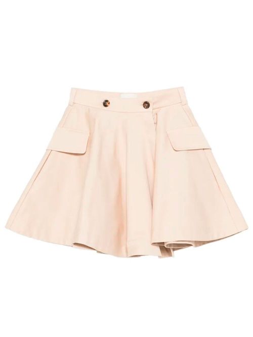 Heavy Gabardine Round Skirt