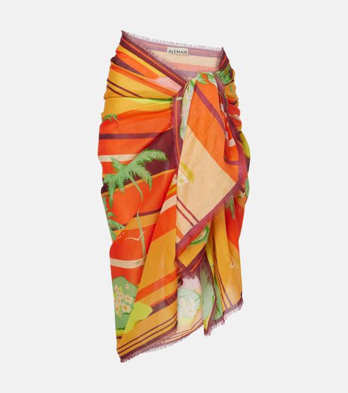 Alémais Palm Island cotton beach cover-up