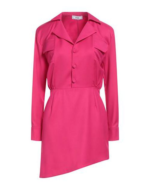 Woman Mini dress Fuchsia Size 4 Polyester, Viscose, Elastane