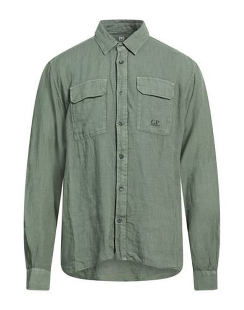 C. p. Company Man Shirt Sage green Size 3XL Linen