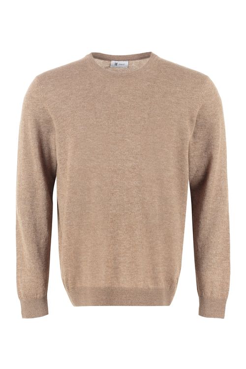 The (alphabet) Ribbed-Edge Cashmere Sweater