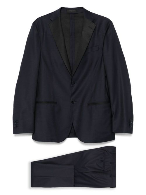 Navy Blue Logo Suit