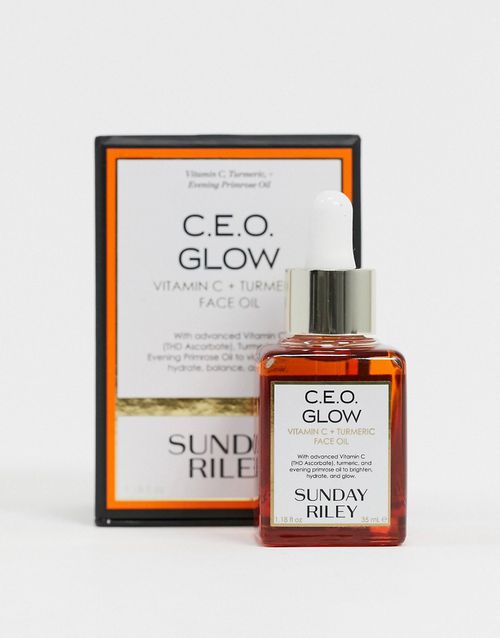 CEO Glow Vitamin C and Turmeric Face Oil 35ml-Clear