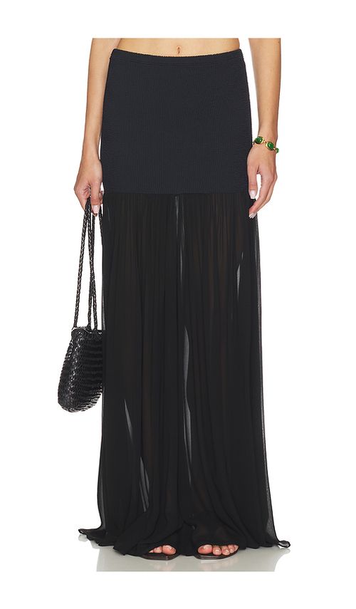 Hunza G JUPE HYBRID en Black