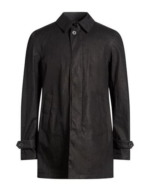 Laminar Man Overcoat & Trench Coat Black Size 36 Linen
