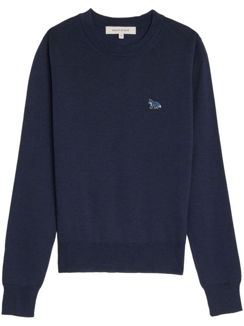 Merino Wool Sweater — Navy