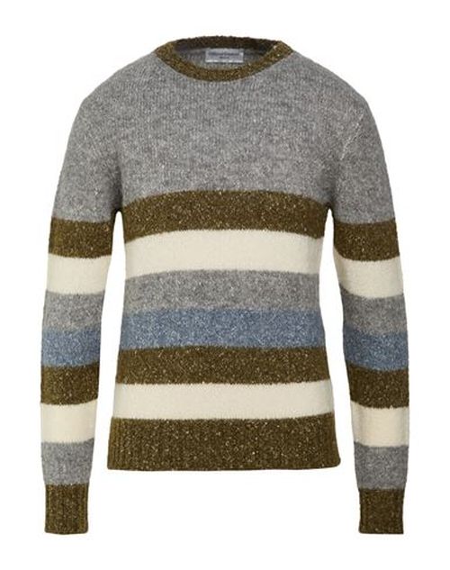 Officine Générale Man Sweater Grey Size XL Alpaca wool, Cotton, Polyamide, Wool