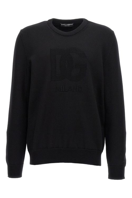 'Dg' Intarsia Sweater