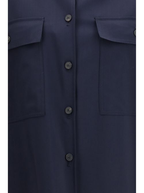 Mulino Shirt Jacket — Blue