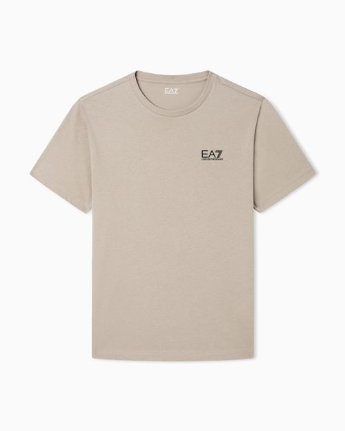 Cotton shirt in Pima jersey with crew neck Core Identity