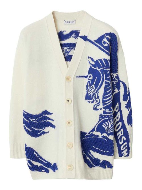 White cardigan