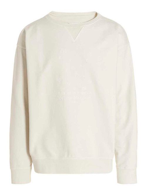Logo embroidery sweatshirt