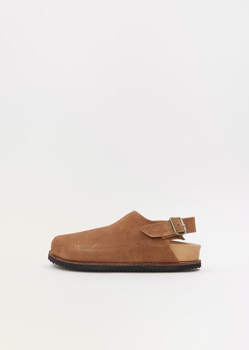 Guidi Men Leather Sling Back Sandal BLKT