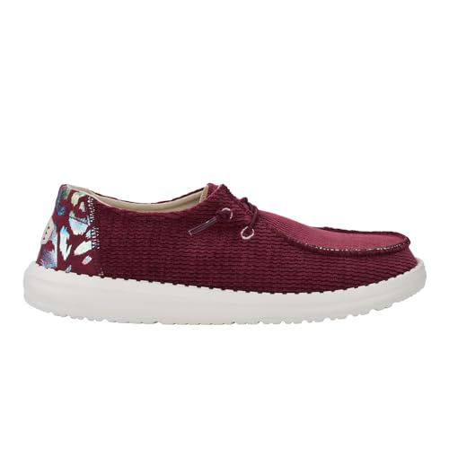 Hey Dude Wendy Corduroy Leo Burgundy