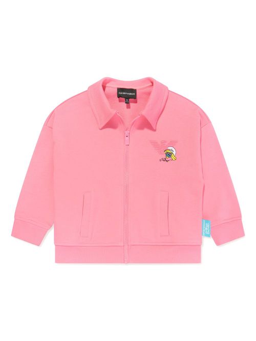 X The Smurfs cotton sweatshirt - Pink