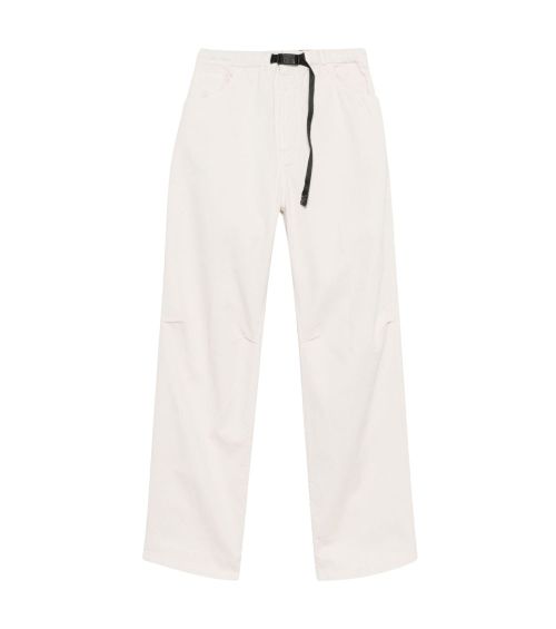 Off White Flat Front Pants