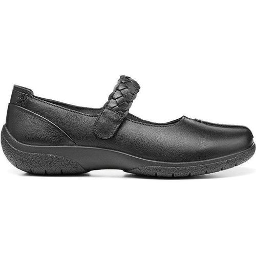 Hotter Women's Wide Fit 'Shake II' Mary Janes Shoe in Black