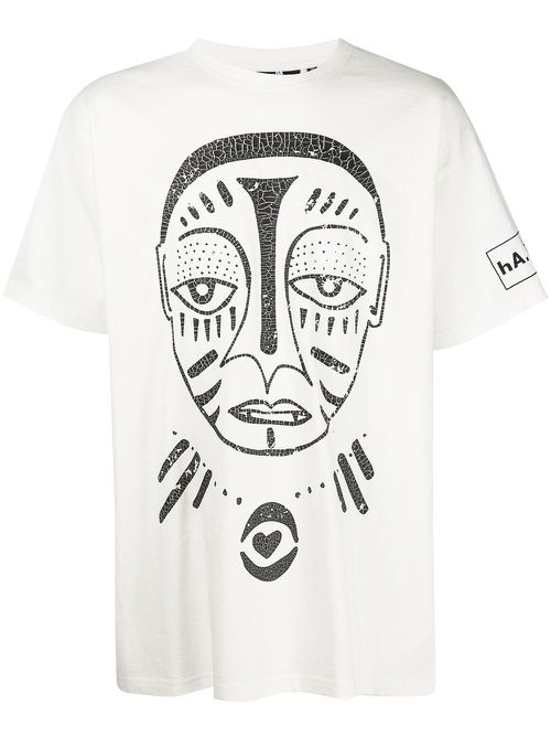 Believe Face cotton T-shirt - White