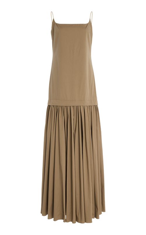Ari Stretch-Cotton Maxi Dress