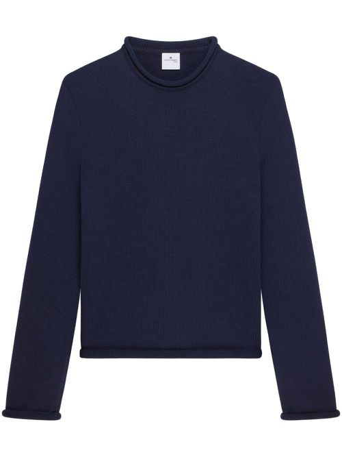 Fine-knit sweater - Blue