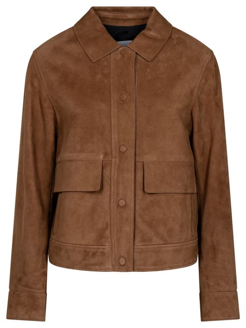Brown Solid Jacket