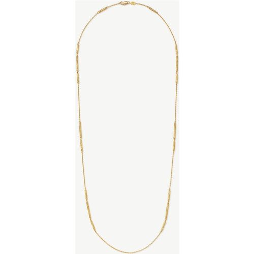 Wavy Ridge Extra Long Chain Necklace