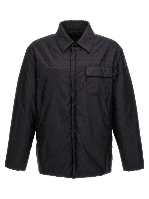 Reversible Nylon Jacket — Black