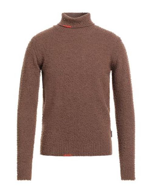 Man Turtleneck Khaki Size S Wool