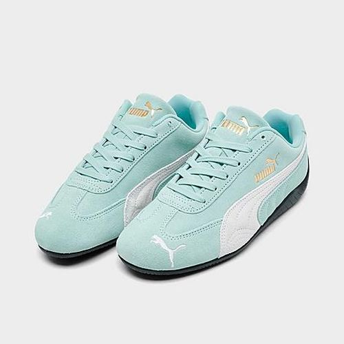 Big Kids Speedcat OG Casual Shoes in Safe Lake/White