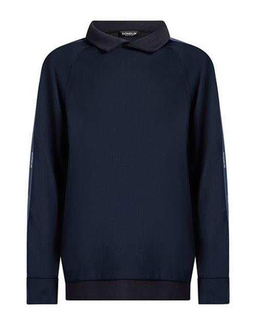 Man Sweatshirt Midnight blue Size L Polyester, Cotton