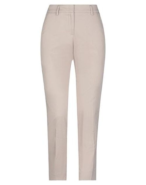 Woman Pants Sand Size 6 Cotton, Elastane