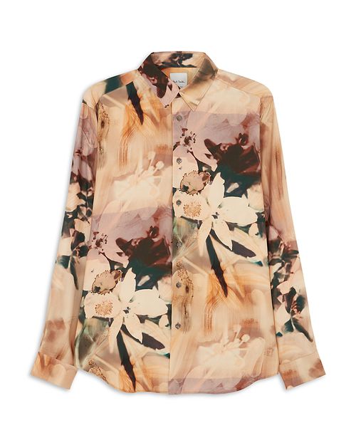 Ps Abstract Floral Print Shirt