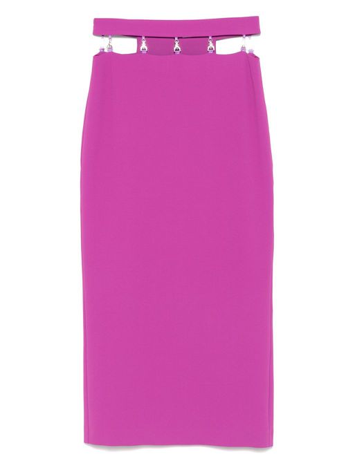 Crepe skirt - Purple
