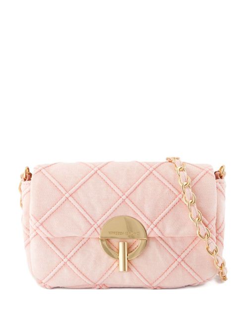 Moon quilted chain crossbody bag - Pink